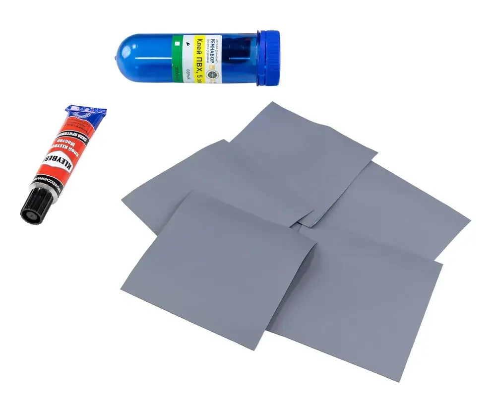 Рем комплект для лодок ПВХ в тубе. Цвет серый