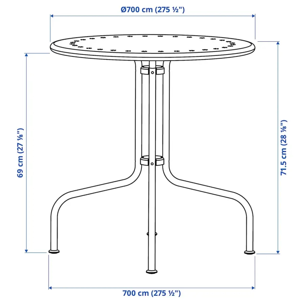 Стол + 2 стула  - LÄCKÖ /LАCKО / VIHOLMEN IKEA/ ЛЭККО/ВИХОЛЬМЕН ИКЕА, 71,5х69 см, черный