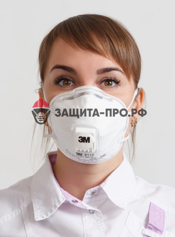 Респиратор 3M 8112, FFP1, с клапаном выдоха