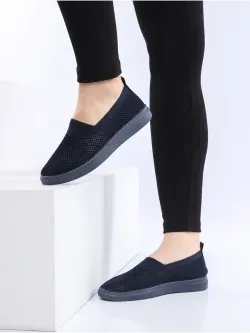 Мокасины летние текстильные