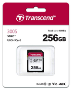 Карта памяти SDXC 256GB Transcend TS256GSDC300S