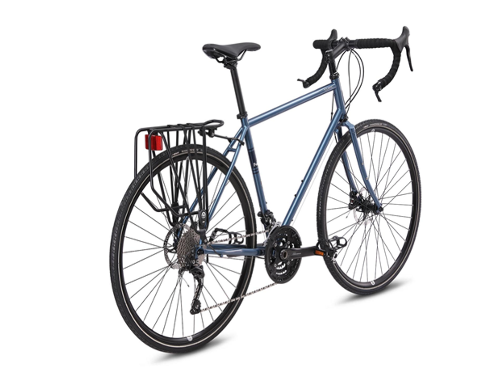 Велосипед Fuji 2024 TOURING мод. TOURING DISC Cr-Mo Reynolds 520 р. 56 цвет голубой металлик