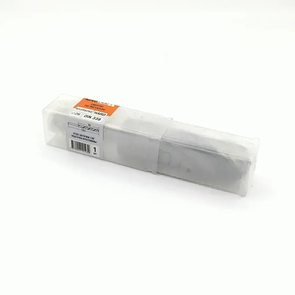 Сверло по металлу 26,0 мм Hard хвостовик 12 мм, DIN 388, уп. 1 шт.