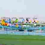 Страшные американские горки «Солнечный патруль», 9 кабин 18 мест, 16×8×2 м