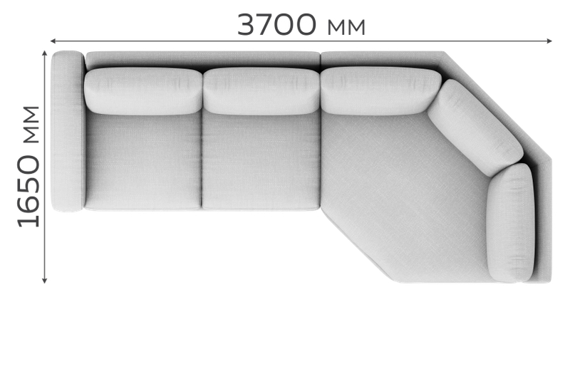 Угловой диван Санремо модульный Вариант 2