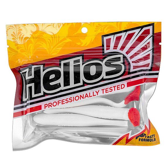 Виброхвост Jumbo 4,95&#39;/12.5 см White RT 5шт. (HS-7/1-003) Helios