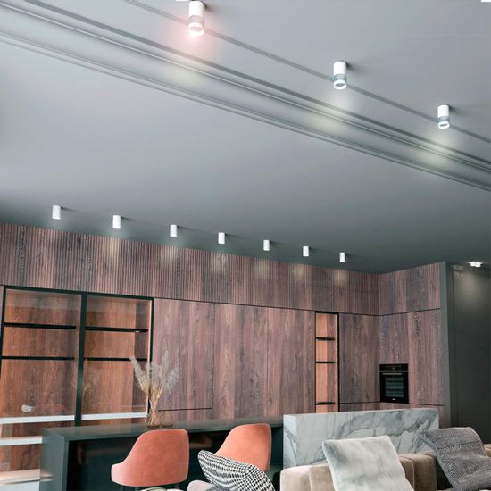 370730 OVER NT21 422 белый Светильник накладной IP20 GU10 9W 235V ELINA