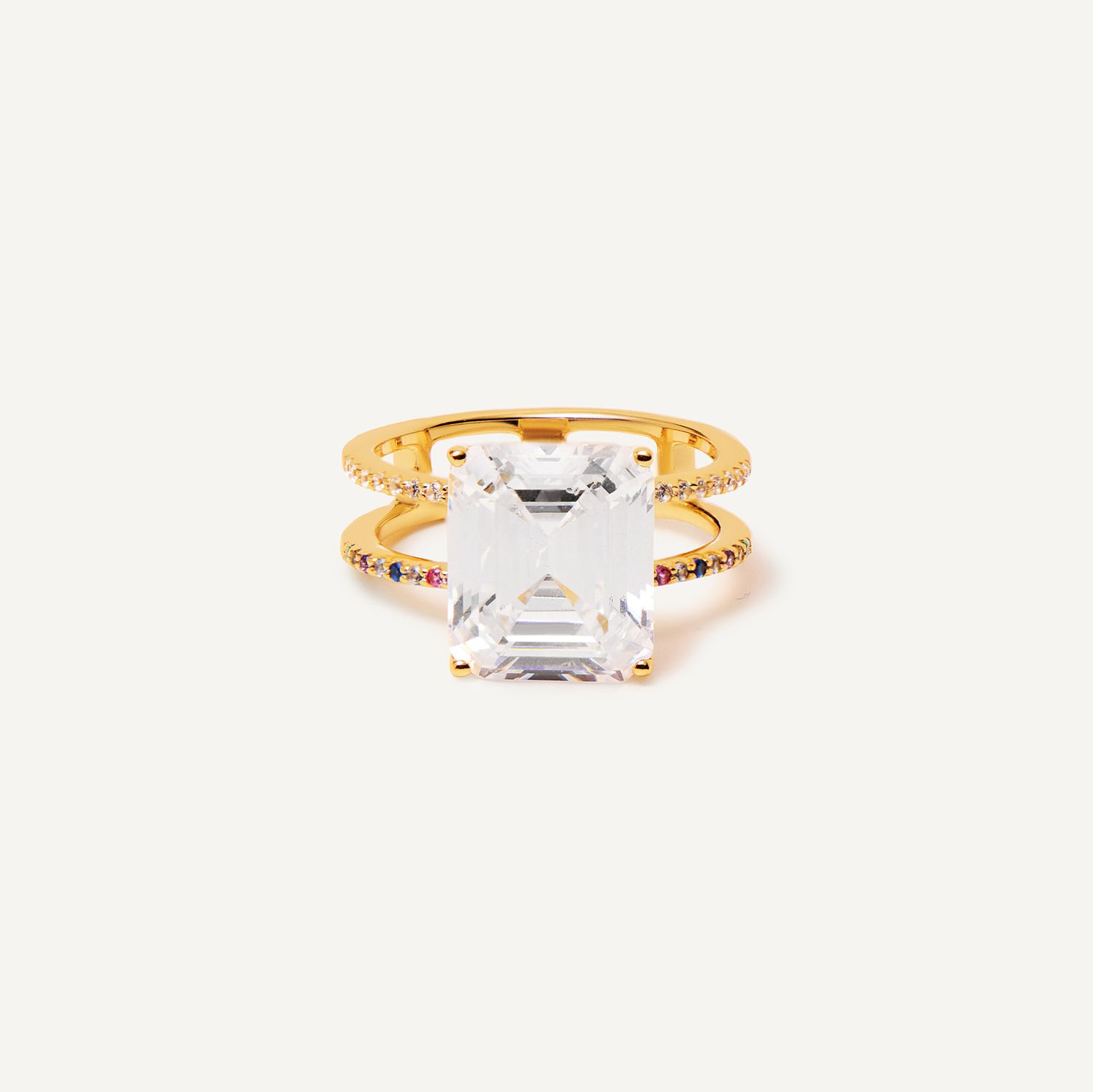 Кольцо Shine Bright Ring – Crystal Gold