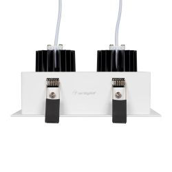 Светильник CL-KARDAN-S180x102-2x9W Warm (WH, 38 deg) (Arlight, IP20 Металл, 3 года) 024127