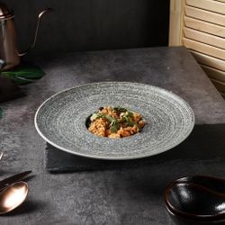 Тарелка глубокая 250 мл 26,7*6 см для пасты глазурь Glossy Stone Untouched Taiga P.L. [1]