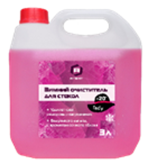 Зимний очиститель для стекол Незамерзающая жидкость Lady, 3л