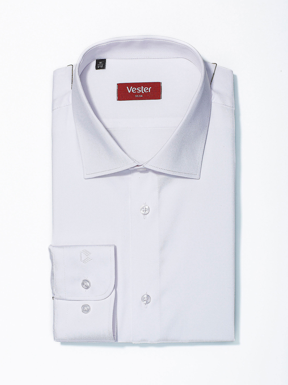 Сорочка мужская VESTER цвет белый, длинный рукав, бамбуковое волокно 51518 29