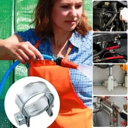 Хомут 74-79мм силовой одноболтовый 2 ШТУКИ