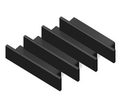 Ambrella Заглушка для накладного алюминиевого профиля GP1800 (комплект 4шт) Alum Profile GP8451