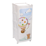 Комод "Медвежата" 4-х секционный М1701