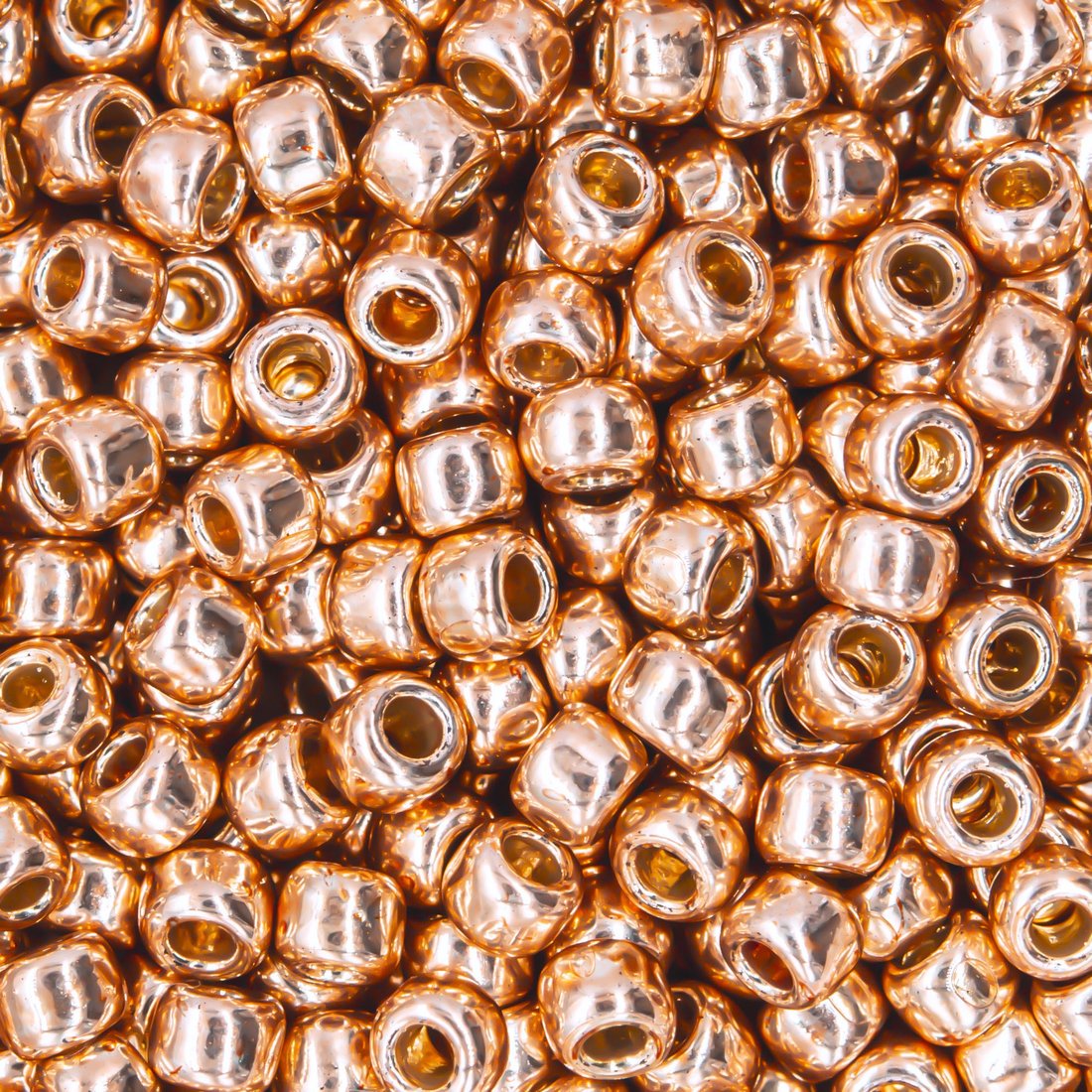 Японский бисер TOHO Round 8/0 (№PF551), непрозрачный глянцевый с металлическим блеском