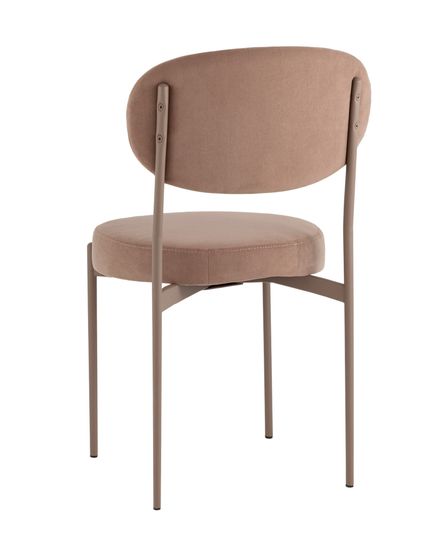 Стул Бриф DD велюр капучино каркас капучино муар
