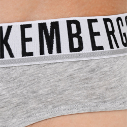 Мужские трусы брифы серые набор 2 в 1 Bikkembergs ESSENTIAL BKK1USP01BI/2