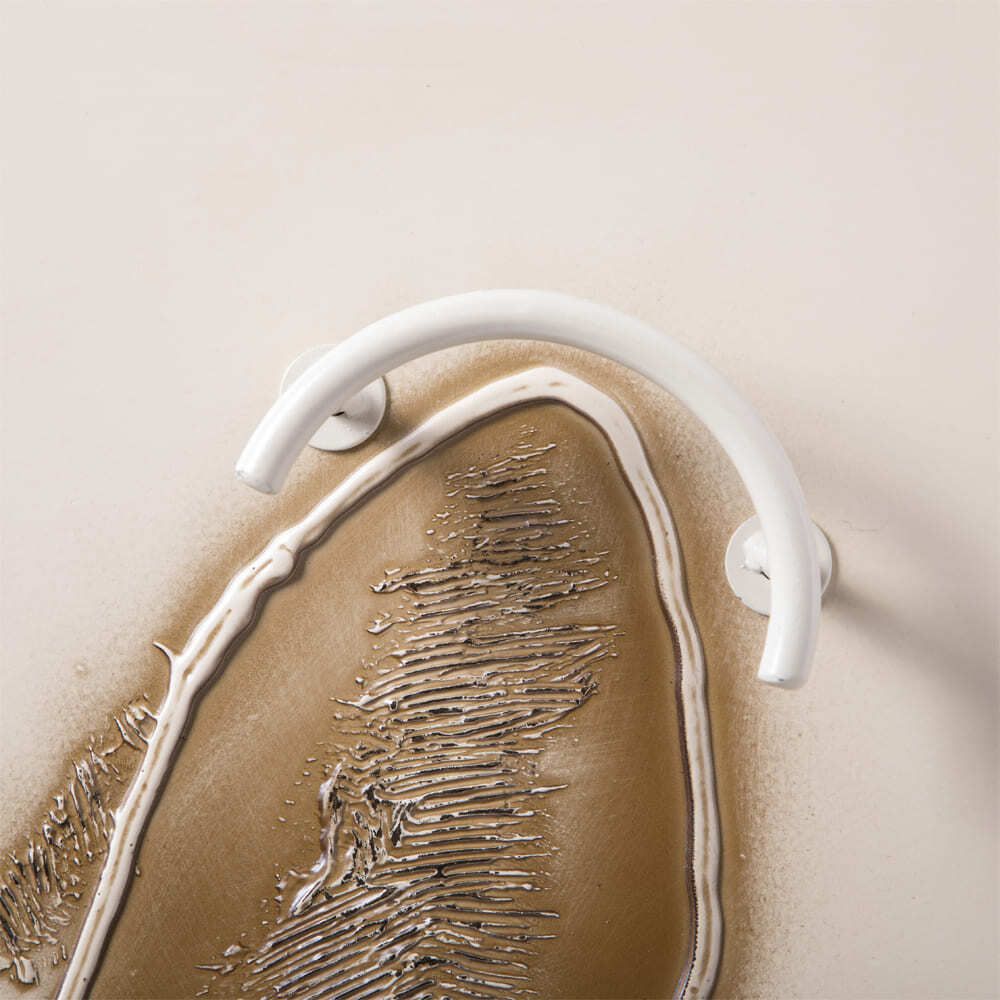 Ручка мебельная Саймон Гласс Айвори