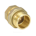 Соединитель латунь американка Ду 15 (1/2") прямой ВР/НР LD LD.65.520.15