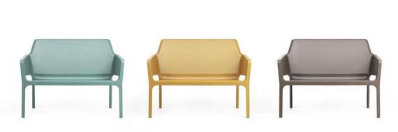 Уличный пластиковый диван Net тортора