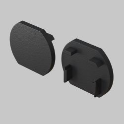 Заглушка для круглового шинопровода, 2 шт. Maytoni   TRA172EC-R-11B