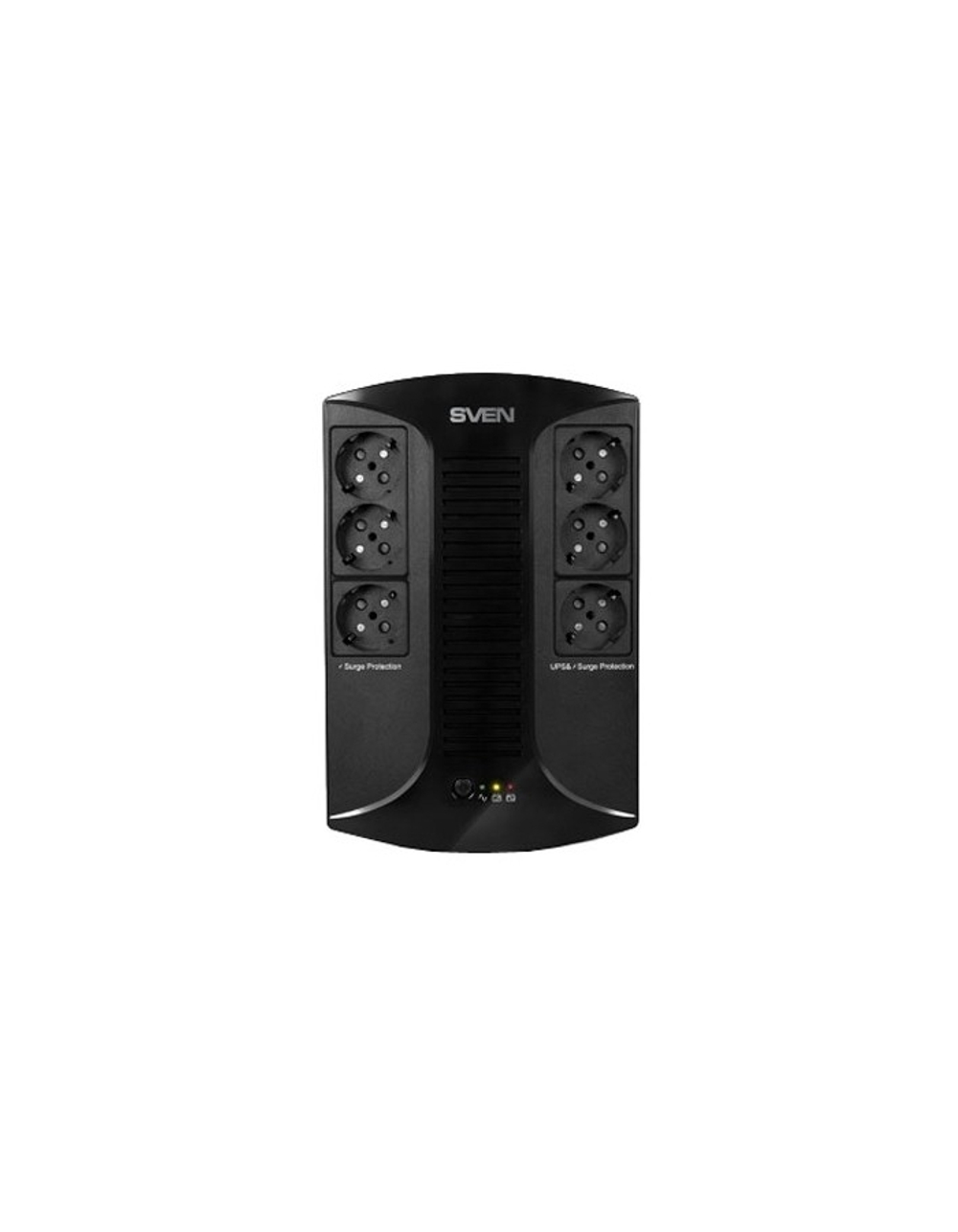 SVEN Источник бесперебойного питания SVEN UP-L1000E, с 6 выходными розетками (3 с питанием от батареи +3 сетевой фильтр)