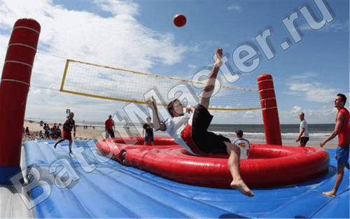 Площадка для игры в Боссабол 18*10*5 м, двухуровневый