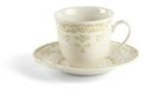 Чайная пара H 7,5 Ø 8,5 см H 2,4 Ø 15 см