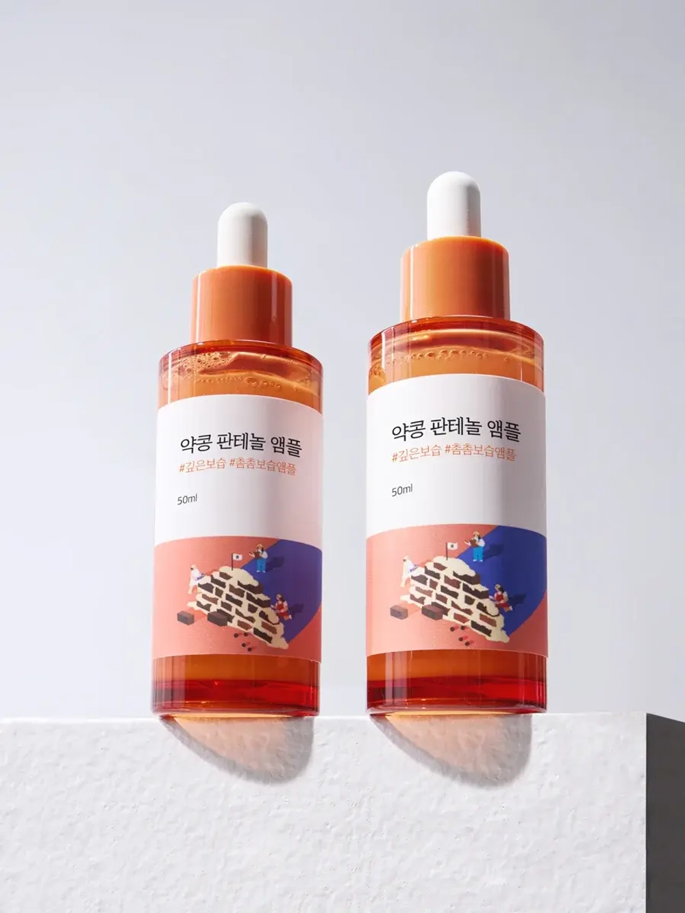 Round Lab Барьерная ампула с чёрной соей и пантенолом Soybean Panthenol Ampoule 50 мл