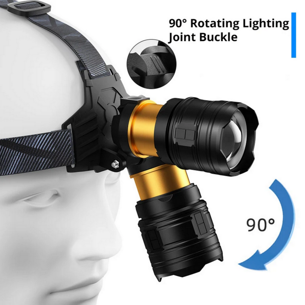 Фонарь Огонь HT-3052-P360 налобный сверх яркий.