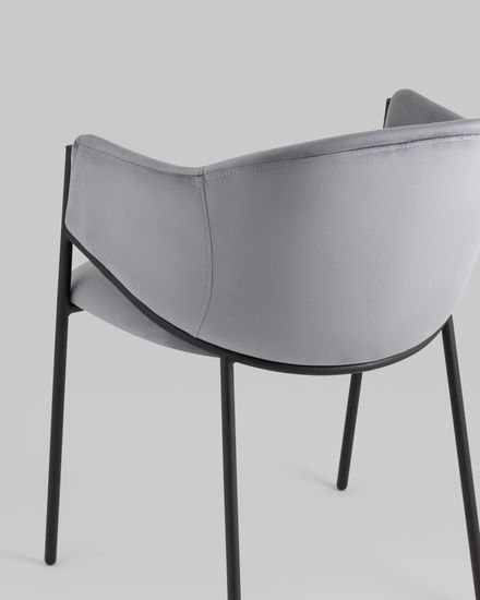 Стул Sid велюр серый