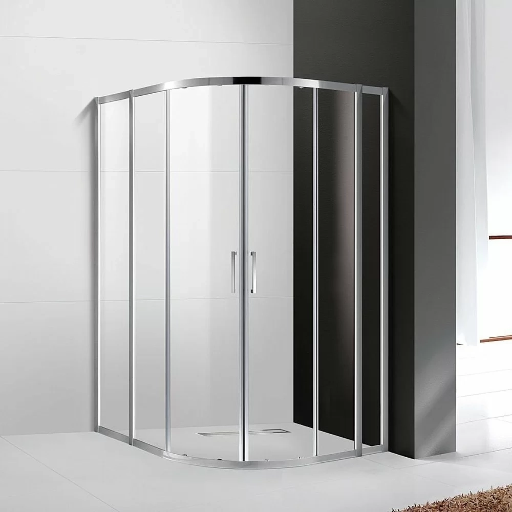 Душевой уголок Cezares Molveno 130x120 MOLVENO-RH-22-130/120-C-Cr-IV стекло прозрачное/профиль хром