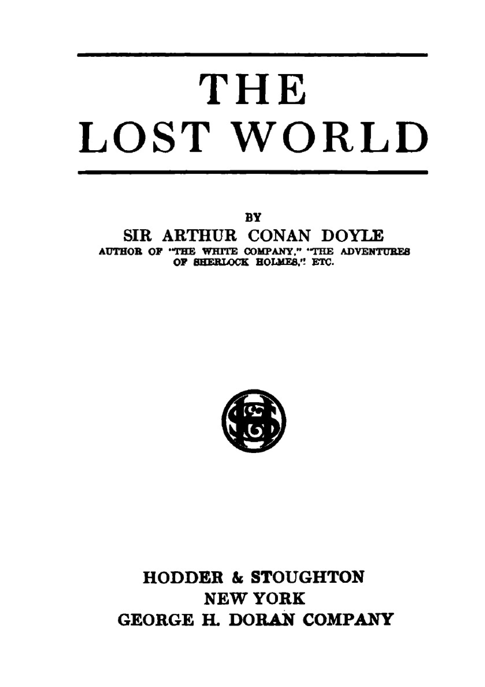 The Lost World | Doyle Arthur Conan