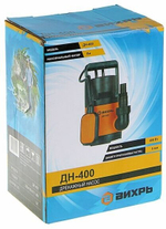 Насосная станция дренажный насос для чистой воды ВИХРЬ ДН-400 (400 Вт)
