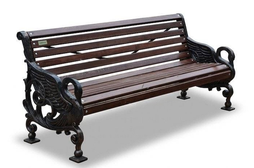 Скамейка чугунная «Лебеди»