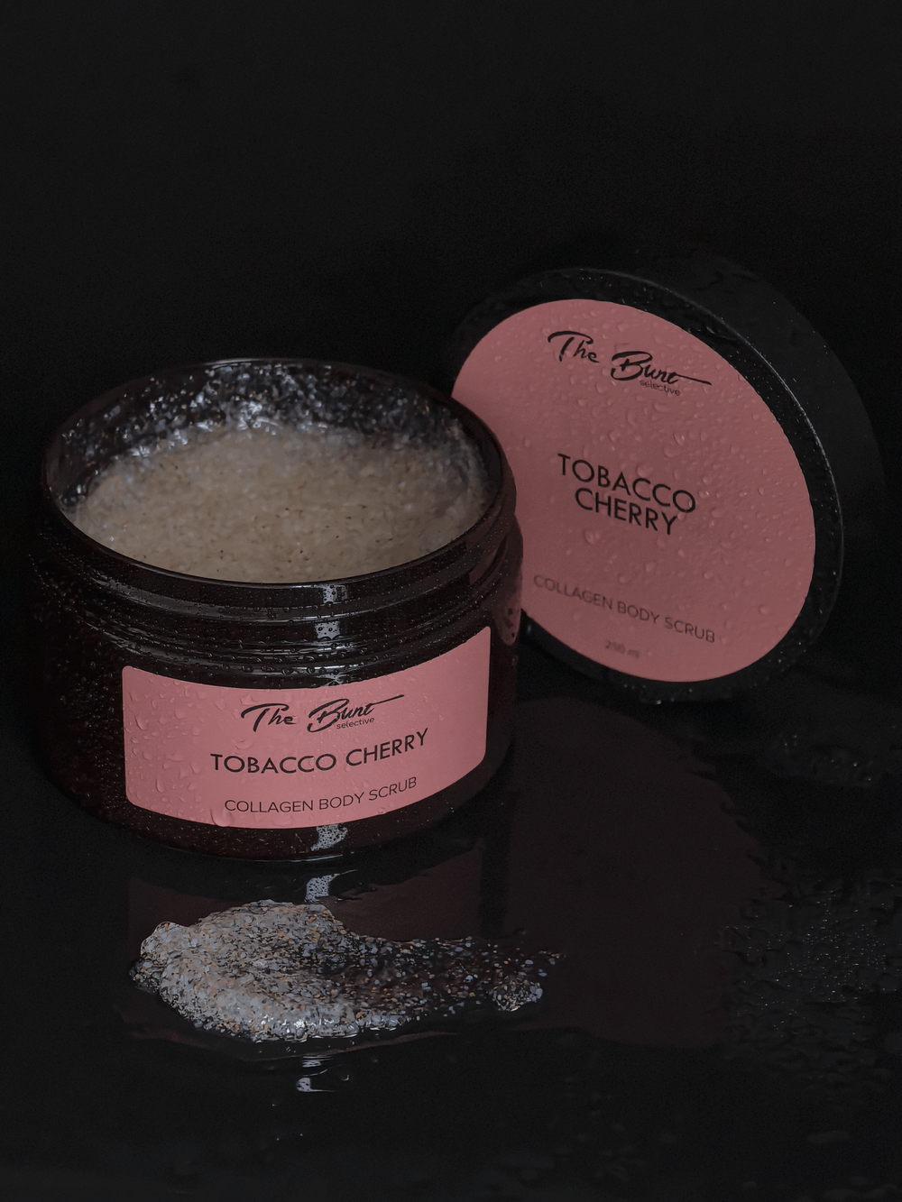 Коллагеновый гелевый скраб для тела Tobacco Cherry (бунт, черри), ТМ BUNT