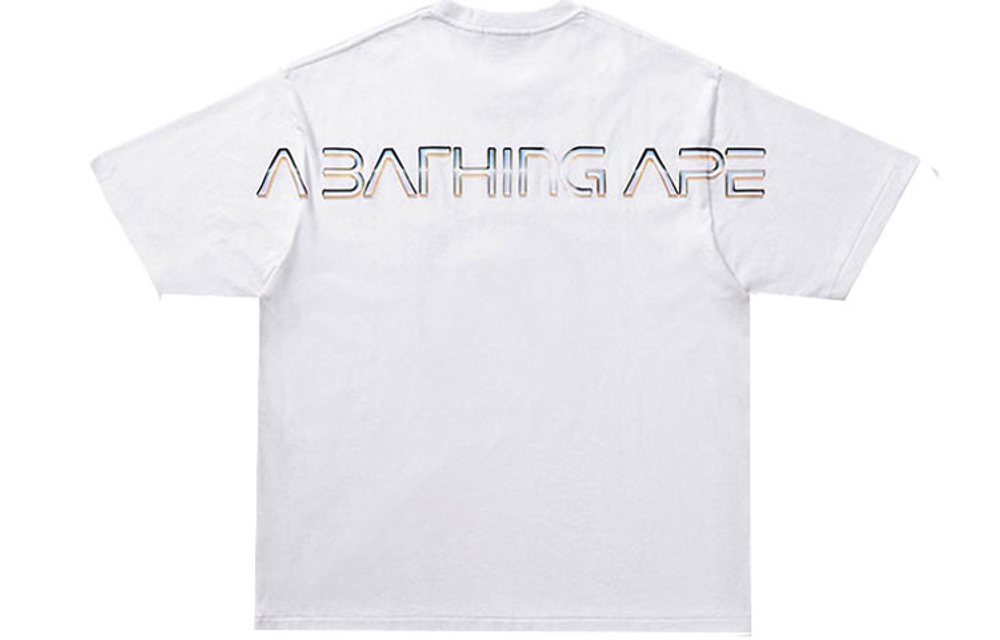 A Bathing Ape X Hajime Sorayama Shark Tee белый