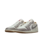 Мужские кроссовки Air Jordan 1 Low 'Sail Fire Red College Grey' 553558-169