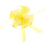 Бант для оформления подарка «Чудо» 5 см, d=15 см, Жёлтый