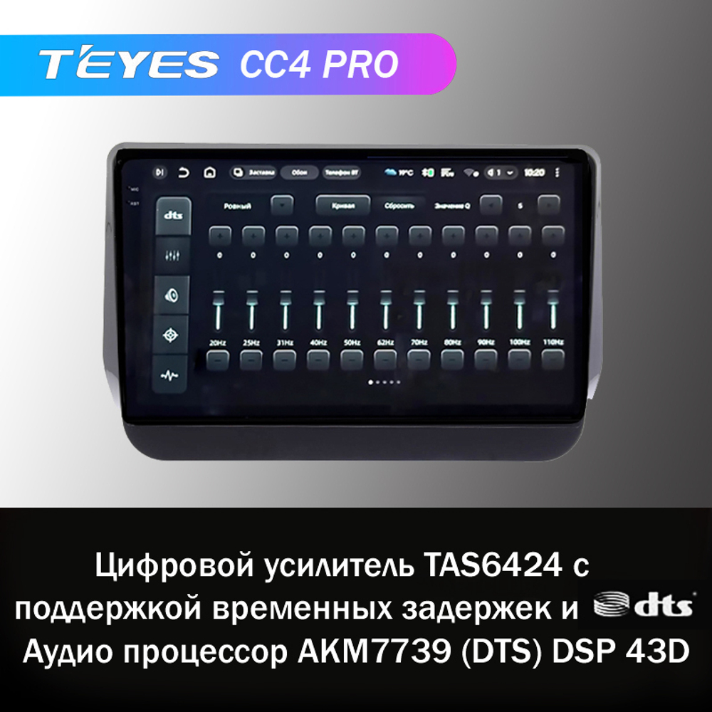 Teyes CC4 Pro 9" для Hyundai H1 2019+