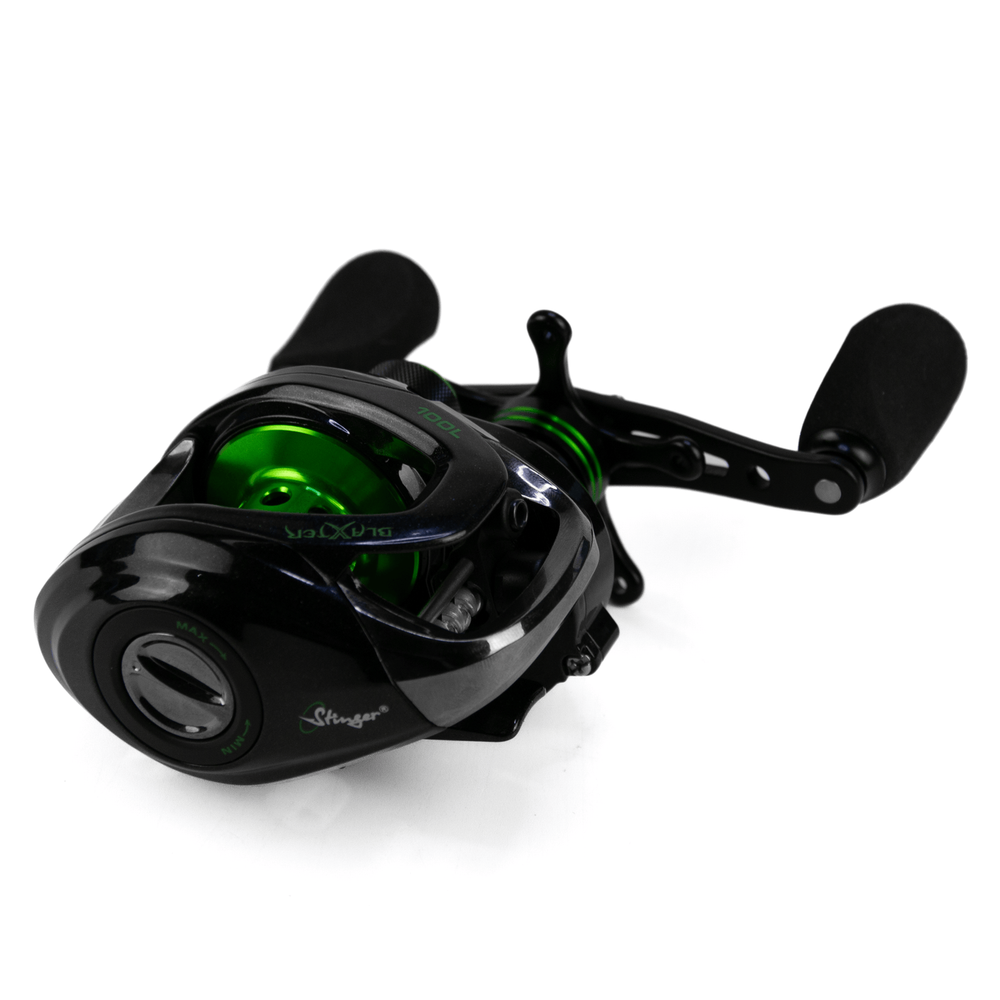Катушка мультипликаторная Stinger Blaxter 100L (2NMB+3BB+1RB, мет. шпуля)