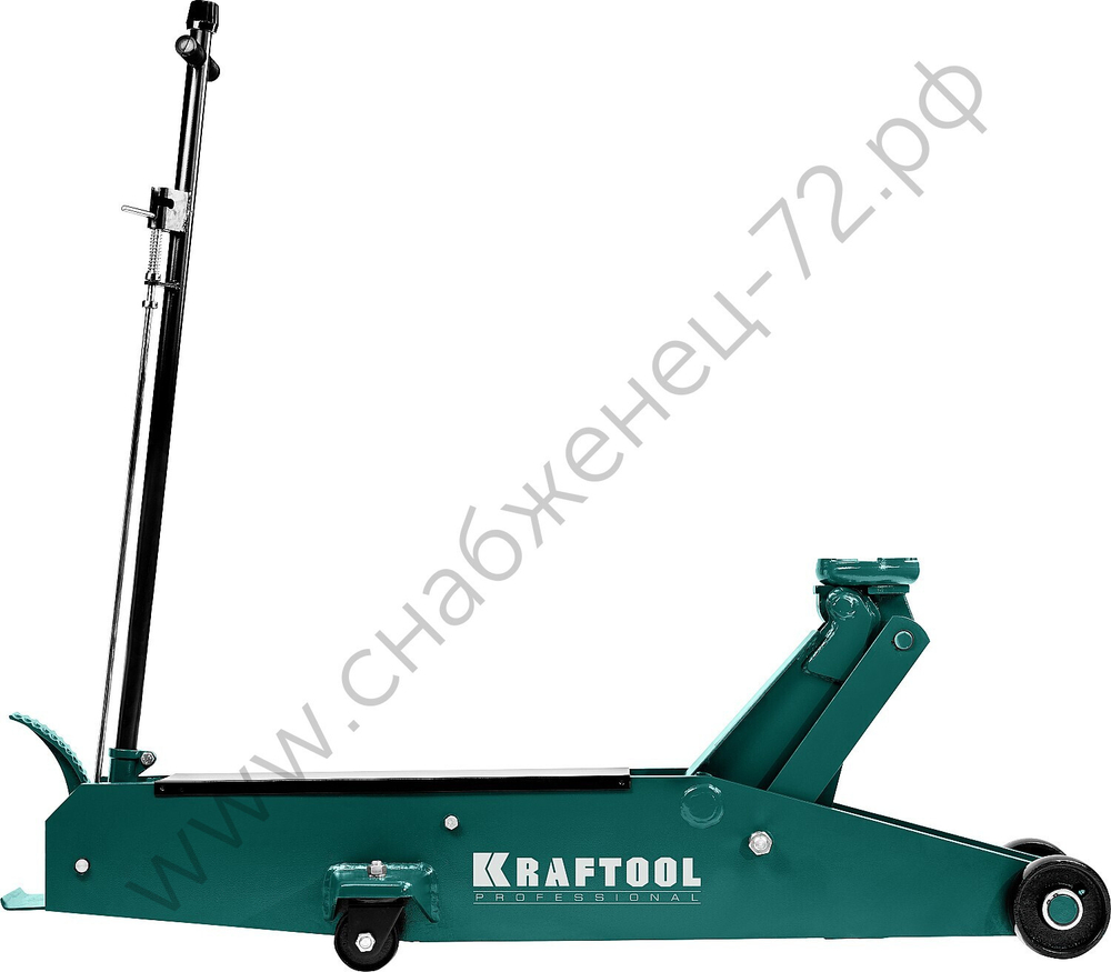 KRAFTOOL HIGH-LIFT, 10 т, 160 - 560 мм, для тяжелой техники, подкатной домкрат (43455-10)