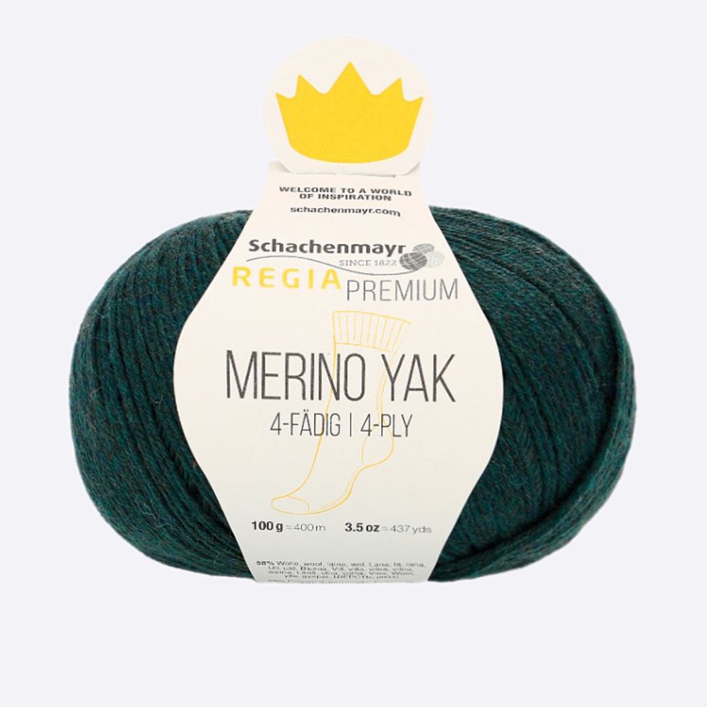 Merino Yak (07514/Бирюзовый пестрый)