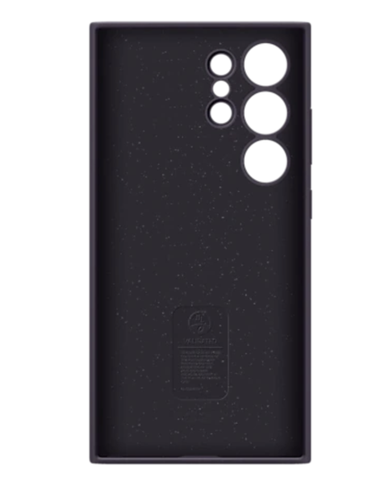 Чехол-накладка Silicone Case S24 Ultra ( Темно фиолетовый)