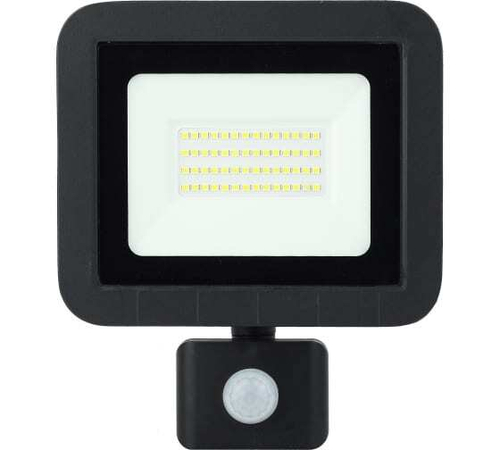 Прожектор светодиодный ЭРА LPR-041-2-65K-050 50Вт 4000Лм 6500К с датчиком движения регулируемым, Б0043587