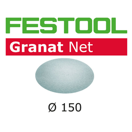 Шлифовальный материал на сетчатой основе FESTOOL Granat Net STF D150 P180 GR NET/50 комплект 50 шт 203307