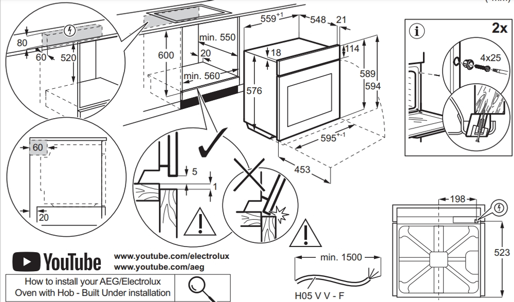 Электрический духовой шкаф Electrolux LOE8P39X