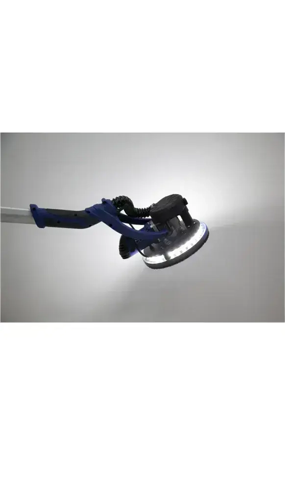 Шлифовальная машина для шлифовки стен и потолка со встроенным пылесосом VASSER PRO ЖИРАФ c LED подсветкой Мощность 1250w