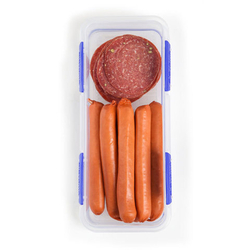 Контейнер для закусок 1.75л Sistema Klip It синий